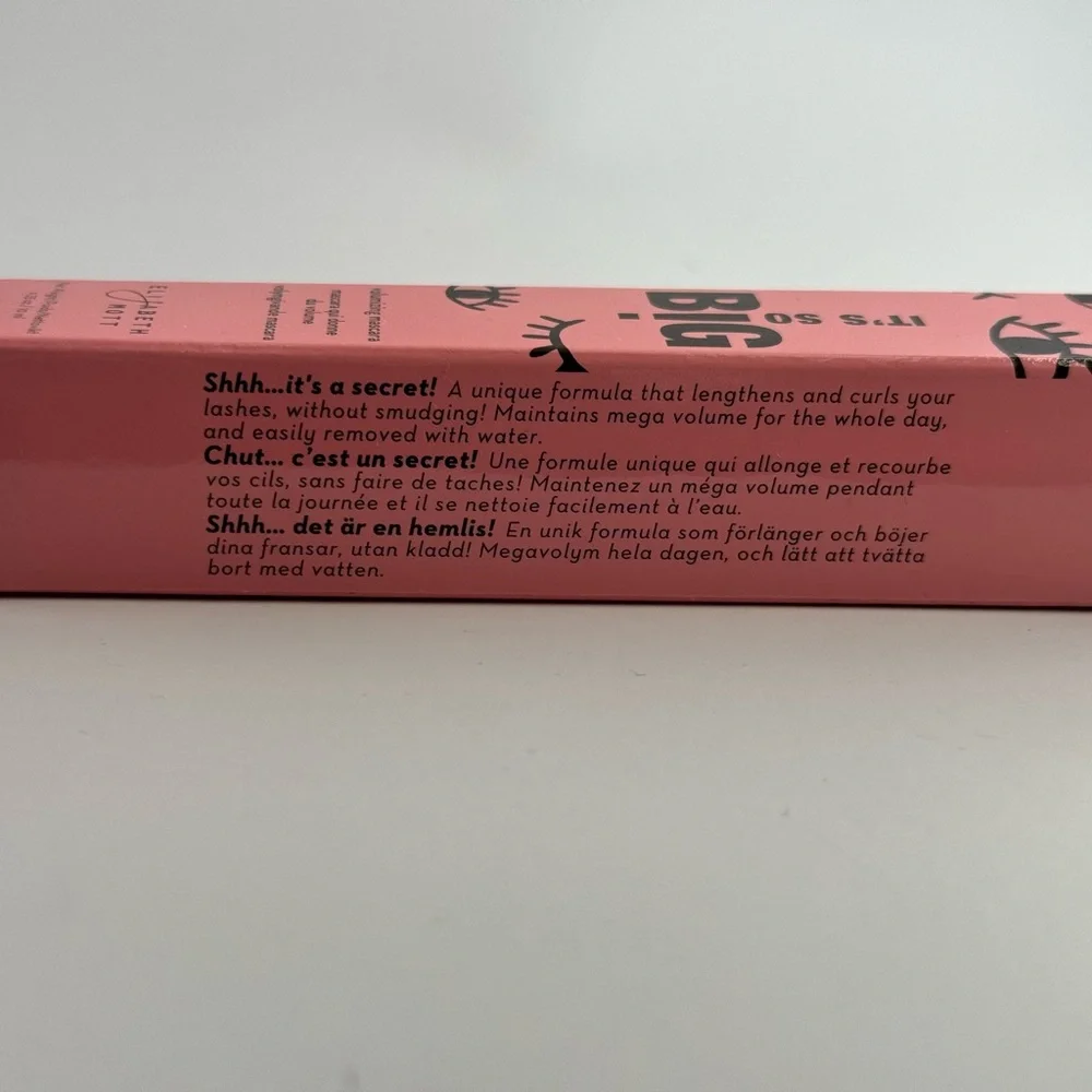 Elizabeth Mott It's So BIG Volumizing Mascara Black 0.33 oz Full Size New In Box